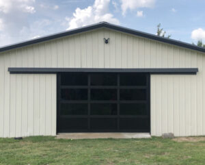 glass garage doors