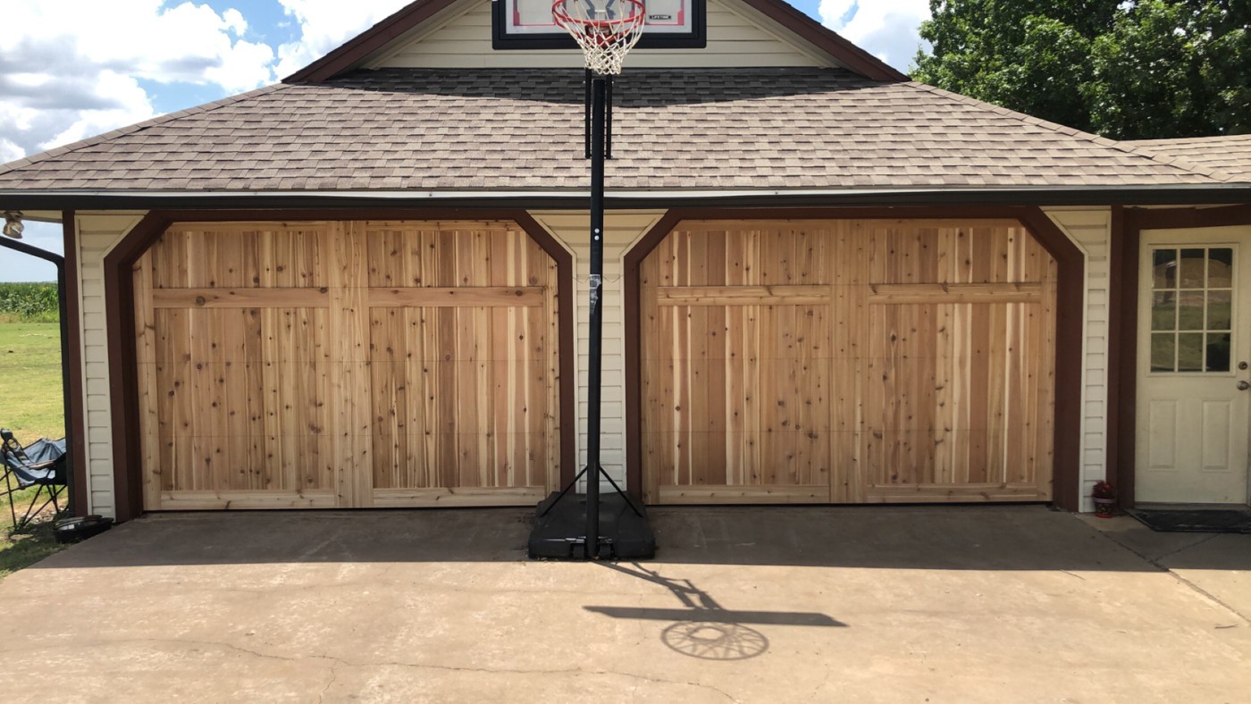 custom wood garage doors