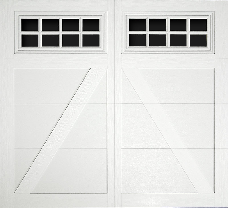 composite overlay carriage doors