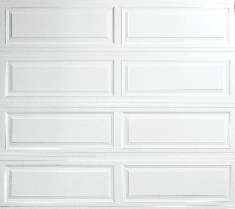 raised ranch panel garage door
